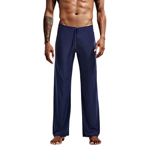 Pantalon en soie glacée homme coupe ample sport Roquorl D 36-41
