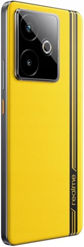 Realme GT 7T Smartphone 5G 12+512 GB, Dimensity 8400-MAX Chipsatz, 7000-mAh-Titan-Akku, 6,78" 1,5K 120Hz Display, AI Travel Snap Kamera, IP69, IceSense Gelb (631002003751)