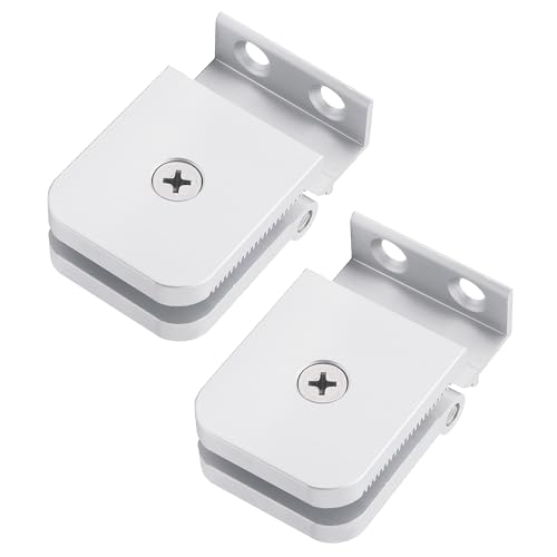 Glass Shower Door Hinges Replacement Fits 1/4 Inch Glass Shower Doors Durable and Rust-Resistant for Residential Use -2 Pack