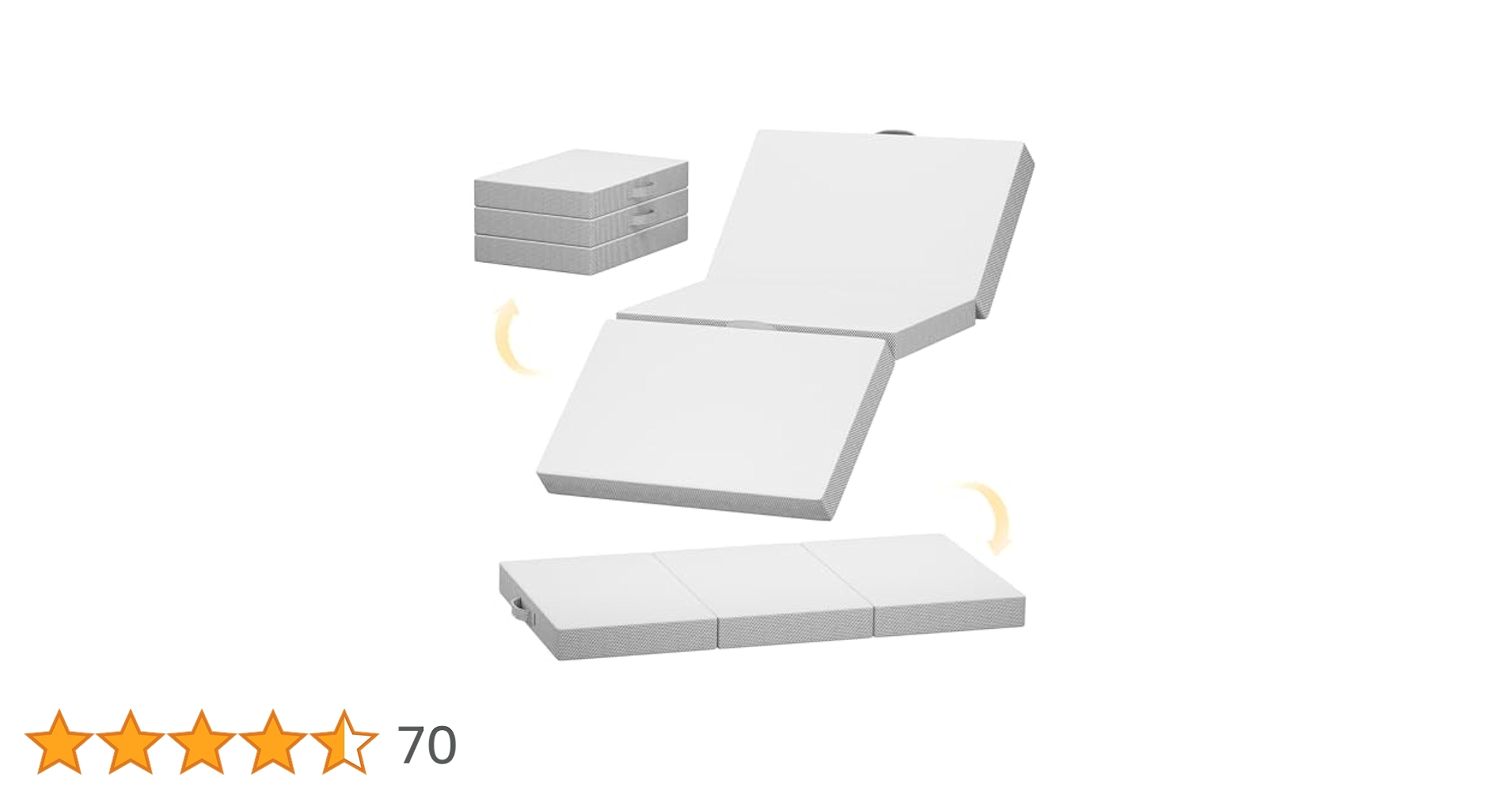 Amazon｜YOUZI 三つ折りマットレス セミダブル 高反発 10cm厚 硬