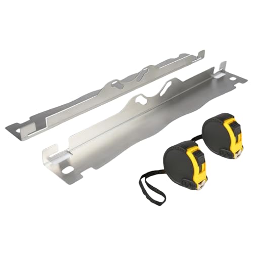 Yetolye Military-Grade Stainless Steel Wheel Alignment Tool with Anti-Slip Slots, Toe Alignment Plate for Jeep/Truck/SUV/UTV,Solo Operation & Wall Storage Included