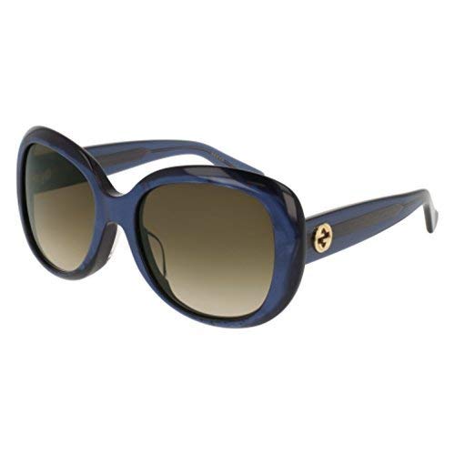 Buy Gucci Men's Sunglasses Gg 0140 Sa 003 Blue Brown 55/19/140 Blue