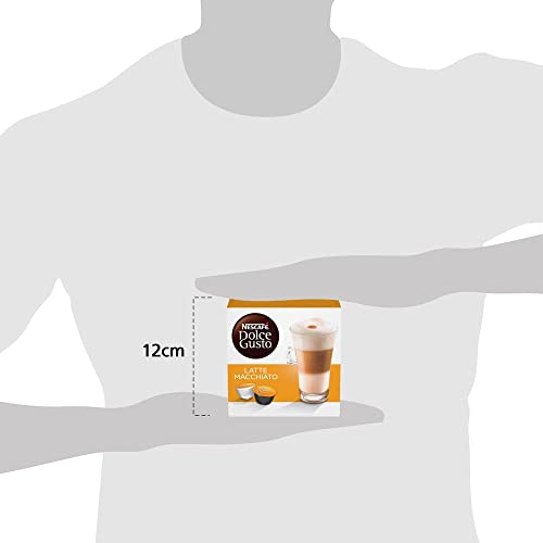 Nescafe Dolce Gusto Latte Macchiato Capsules, 16 Count
