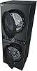 LG WashTower WT1210BBF Colonna Bucato Unificata, Lavatrice Classe A -10% 12 kg e Asciugatrice Classe A+++ 10kg, Pannello Unico, TurboWash360, Lavaggio a vapore, Pompa di calore, Wi-Fi, Nera