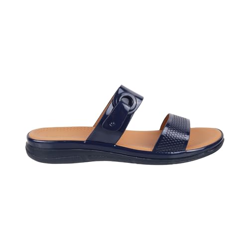 Image of Metro Women Synthetic Leather Comfort & Fashion Slip-on Chappal