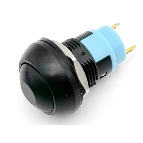 Bouton poussoir momentané PBS-33B noir étanche pour réparer vos appareils électriques