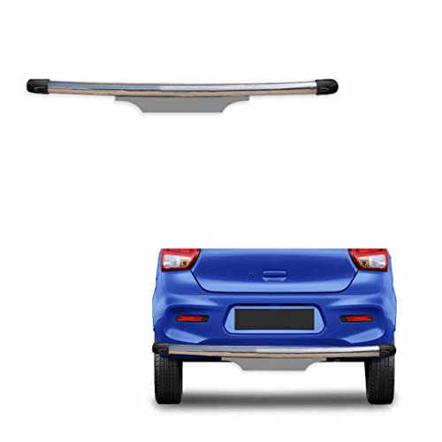 Image of Stainless Steel High Gloss Safety Rear Bumper Protector Sutaible for Maruti Suzuki New Celerio