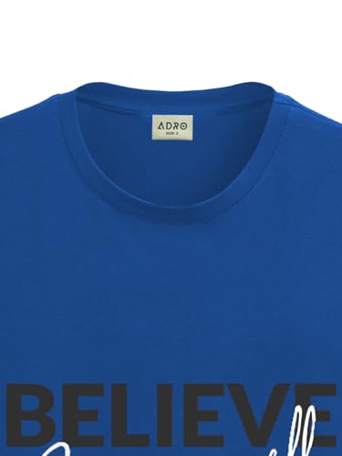 Image of ADRO Tshirt for Men | Printed T Shirt for Men | 100% Cotton Regular Fit T-Shirt |Printed T Shirt