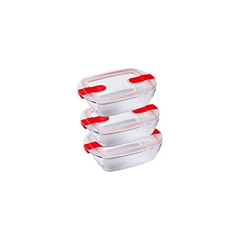 Pyrex Cook & Heat Glass Storage Containers Cover