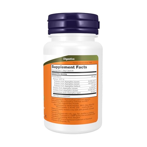 NOW Foods Supplements, Gluten Digest with BioCore®DPP IV, Gastrointestinal Support*, 60 Veg Capsules