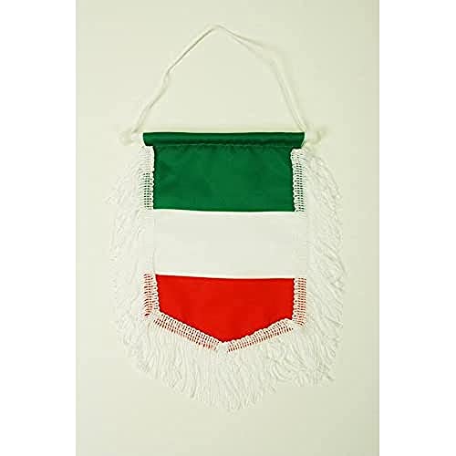 AZ FLAG - Wimpel Italien - 15x10 cm - Italienische Mini Flagge 10 x 15 Cm - Auto Pennant Spezielle Auto