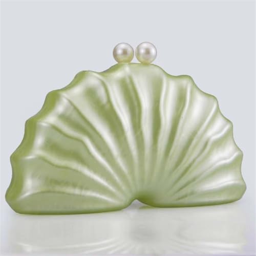 Sac à main croisé coquillage en acrylique pour cérémonie et pochette de mariage