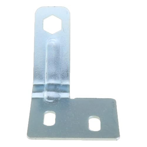 Bisagras metálicas plateadas para puertas dobles plegables Heyous, 4 piezas, para reparación de puertas de gabinete de pared, sala o dormitorio miniatura 3