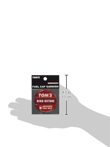 Amazon | トムス(Tom's) TOM'S フューエルキャップガーニッシュ レッド