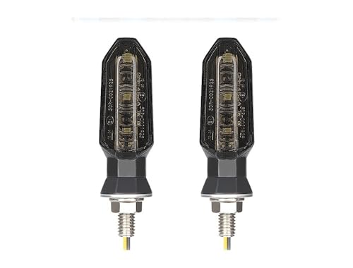 Clignotants à LED pour motos CBR500R et CB500X avec coque fumée 12V 8mm