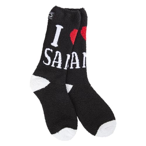 Image of World's Softest Cozy Collection Crew Socks - Smooth Multi Colors Cozy Socks - Knit Top Holiday Spirit Fashion Socks