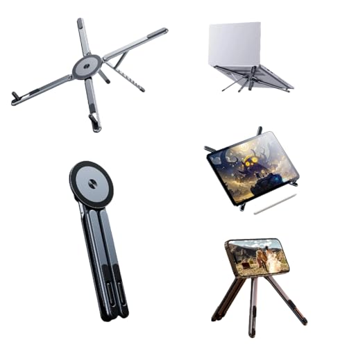 Soporte multifuncional 3 en 1 para móvil, tablet y laptop