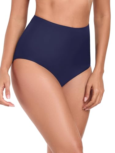 RELLECIGA Women's High Waisted Bikini Bottom Full Coverage Tummy Control Swimsuit Bottoms3
