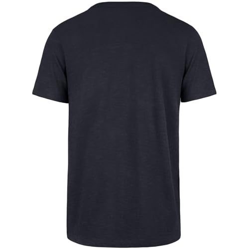 Image of 47 Brand MLB Men's Team Color Distressed Imprint Primary Logo Short Sleeve Baseball T-Shirt