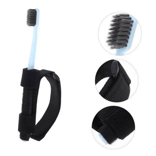 OUNONA Hilfzahnbürste für Senioren mit Handgelenkband Benutzerfreundliche Zahnbürste für Ältere Menschen und Menschen mit Behinderungen Langlebig und Sicher für Einfaches Zufällige Farbe – Bild 8