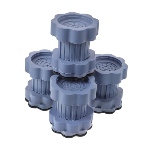 Lurrose 1 Juego Alfombrilla Para Lavadora Y Montado Vibración Balancín Almohadillas Accesorios Para Lavadoras Arandela Pies Vibratorios Para Lavadora Azul El Plastico 4 Piezas