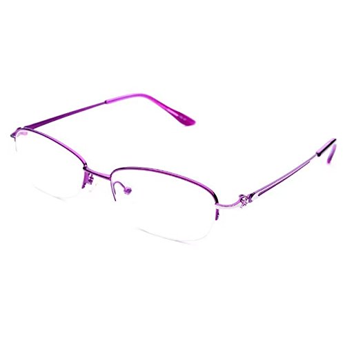 Jcerki Half Frame Reading Glasses Strength women fashion Readers EyeGlasses