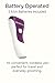 Remington Smooth & Silky Electric Shaver for Women, 3-Blade Battery Operated Foil Shaver and Bikini Trimmer, Shave Wet or Dry