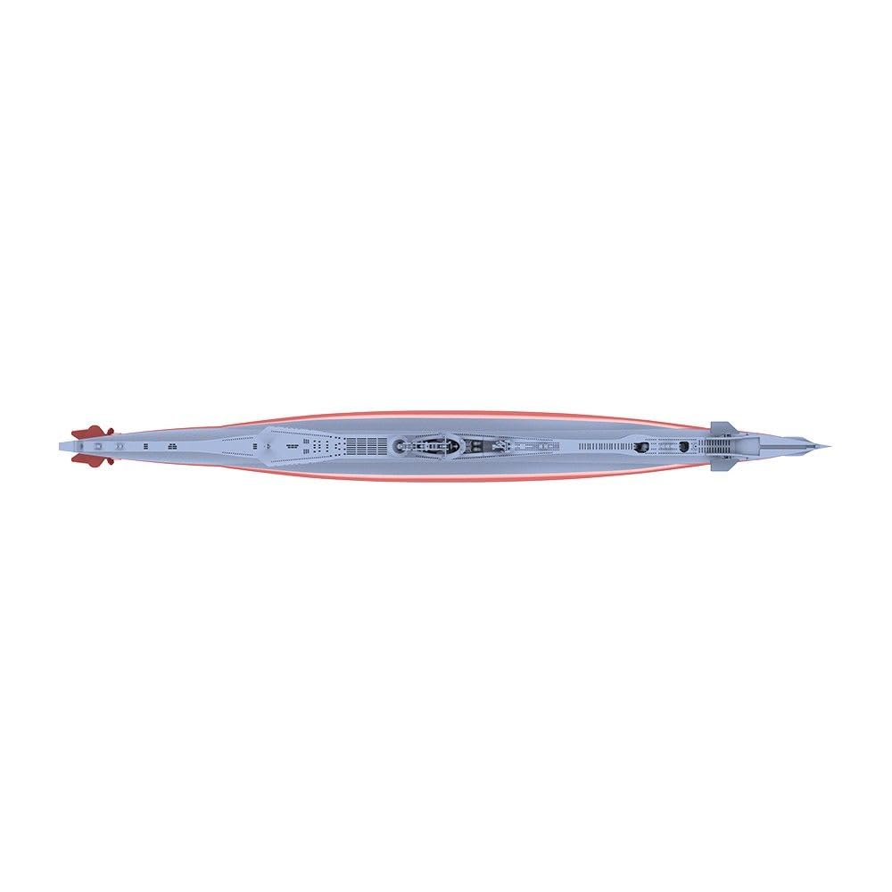 Model wojskowy HMS T Class Thrasher Thrasher Pełny Kadłub