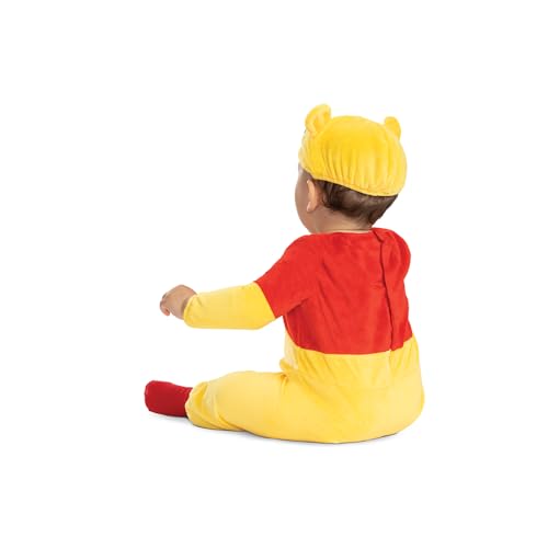 Disguise Winnie the Pooh Fancy Dress for Infants & Toddlers, Officially Licensed, Includes Adorable Pooh Hat with Ears - Image 2