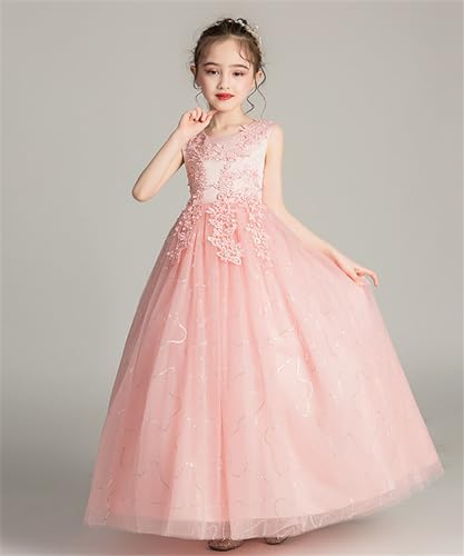 Flower Girl's Long Dress Kids Princess Dress for Wedding Party Easter Special Occasion 33312