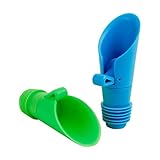 Houdini Flipper Wine Pourer Bottle Stoppers, Set of 2, Assorted Colors
