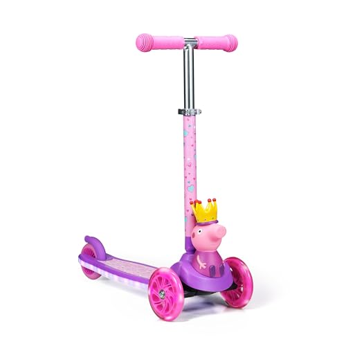 Image of Kick Scooter for Kids, 3 Wheel Self Balancing, Light Up LED Wheels