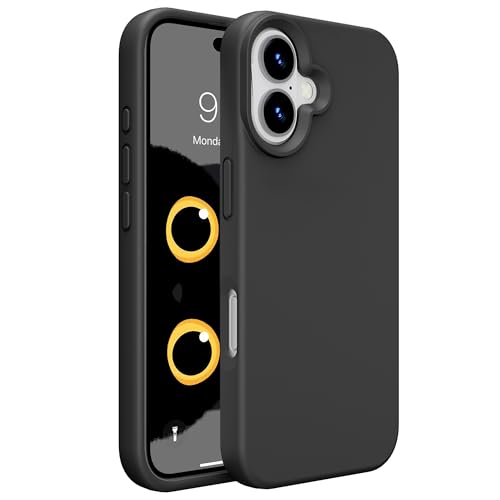 Image of iPhone 17 Case Silicone,Soft Microfiber Lining(Black)