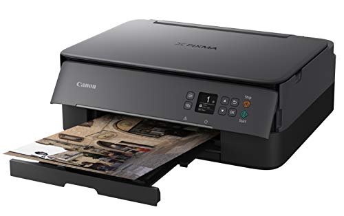 Canon TS5320 All in One Wireless Printer, Scanner, Copier with AirPrint, Black, Amazon Dash Replenishment Ready - Thumbnail 2