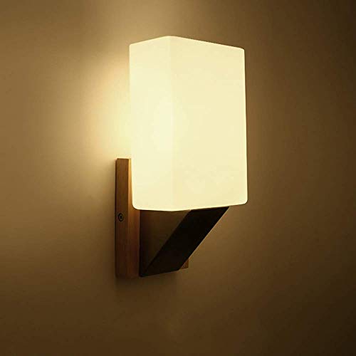 Applique LED en bois et quincaillerie haut goût luminaire moderne de salon