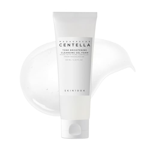 SKIN1004 Tone Balancing Cleansing Gel Foam, 125ml, Makeup Remover & Face Cleanser with Madagascar...