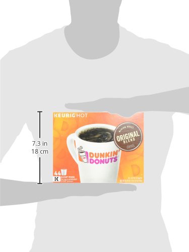 Dunkin' Donuts 2091512 Original Blend Coffee K-Cup Pods Medium Roast 44/Box (006933)