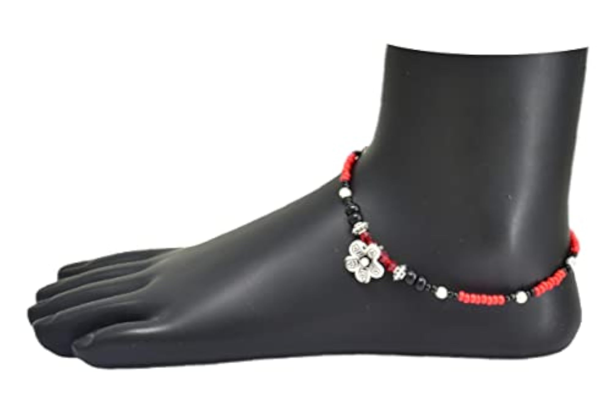 Women's Preciosa Multicolor Seed Beads Anklet Combo