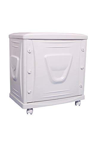 Accent Tall Tubular TT/LT Single Battery Inverter Trolley, White