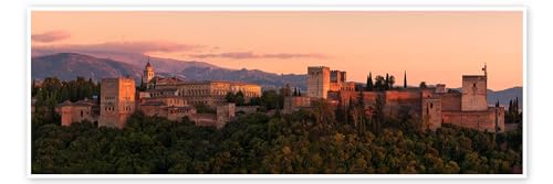 Póster decorativo de la Alhambra de Granada, obra de Tobias Richter de alta calidad