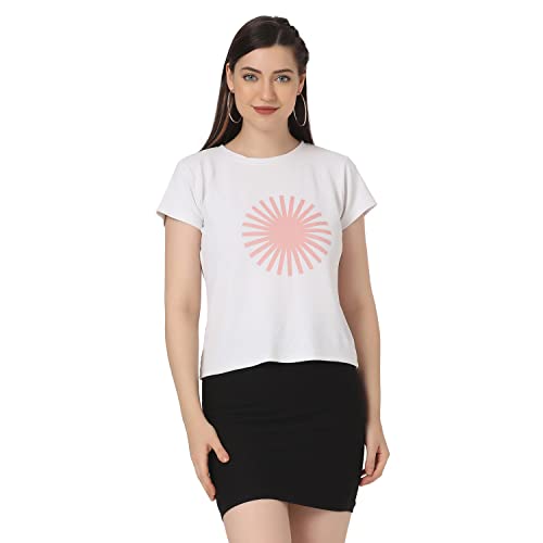 Image of GRECIILOOKS T Shirt for Women | Women T Shirt | T Shirt Women | Casual Loose Fit | Oversized T Shirt for Women | T-Shirt for Women