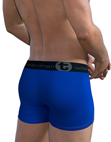 Wildmant Modal Big Boy Pouch Boxer Brief Royal Blue4