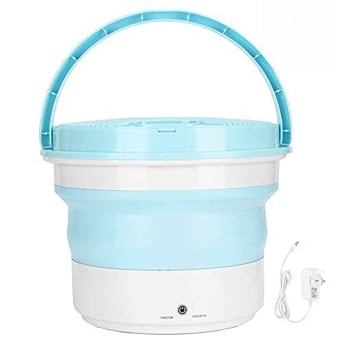 xuejuanshop Mini Lavadora Lavadora portátil Mini Lavadora Plegable Plegable Lavadora de lavandería Lavadora de Ropa Interior (Color : Green, Plug Type : EU)