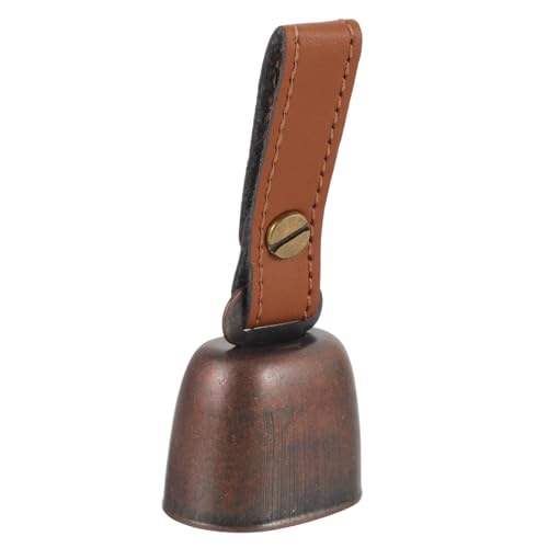 HEMOTON Campana Antiosos de Camping Vintage de Hierro Resistente con Sonido Fuerte y Diseño Elegante para Senderismo y Actividades al Aire