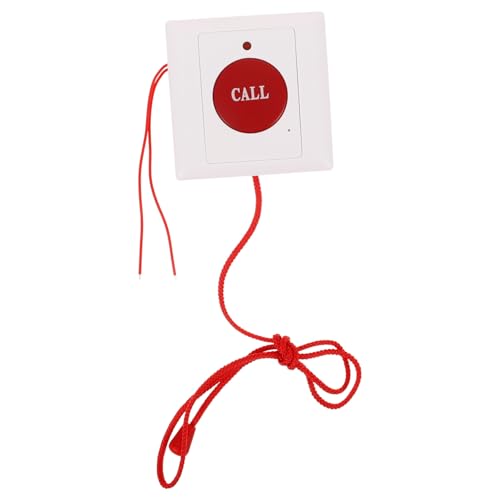 Hemobllo Pulsante Sos da Parete con per Emergenze Anziani e Pazienti Dispositivo Allarme Sicurezza Facile da Attivare per Chiamata Rapida