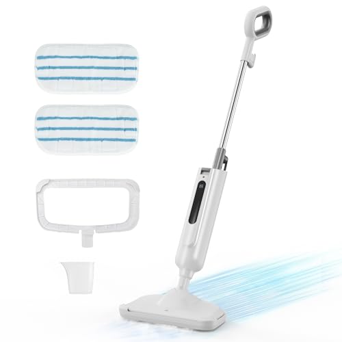 KMFurnila Steam Mop for Floor Cleaning with 2 Washable Pad,