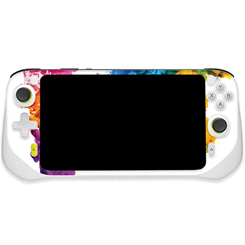 MightySkins Skin Compatible with Logitech G Cloud Gaming Handheld - Aqua Paint | Protective, Durable, and Unique Vinyl Decal wrap Cover | Easy to Apply, Remove, and Change Styles | Made in The USA