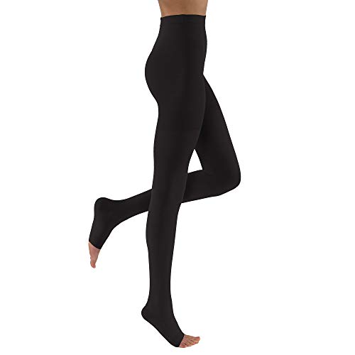 Jobst Relief Open Toe Pantyhose 30 40mmHg Black X Large 7865147