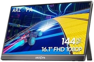 Arzopa Z1FC 16.1 inç 144Hz Full HD IPS Type-C Taşınabilir Monitör