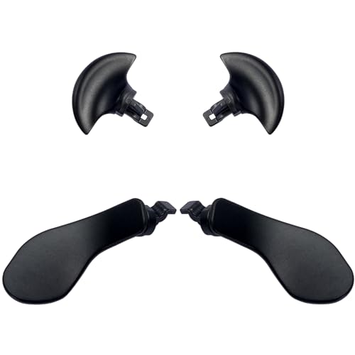 Image of 4PCS Metallic Back Paddles for PS5 Edge Controller, Interchangeable Metal Stainless Steel Back Buttons Replacement for PS5 Edge Controller - Controller NOT Included
